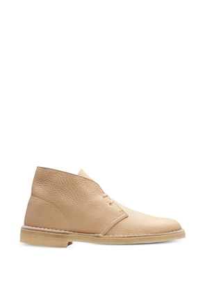Clarks Originals Originals Desert pebble-grain leather boots - Neutrals