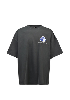 BREATH logo-print T-shirt - Black
