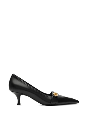 Burberry leather Cotswolds low pumps - Black
