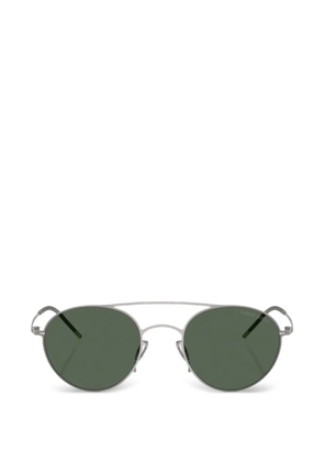 Giorgio Armani round-frame sunglasses - Silver
