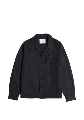 CIARAN chest-pocket overshirt - Black