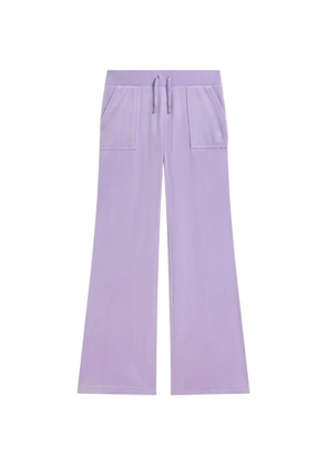Juicy Couture low-rise velour track pants - Purple