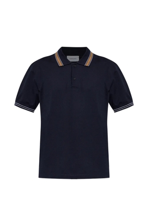 Ferragamo tipped-trim polo shirt - Blue