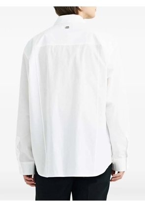 SOLID HOMME chest-pocket shirt - White