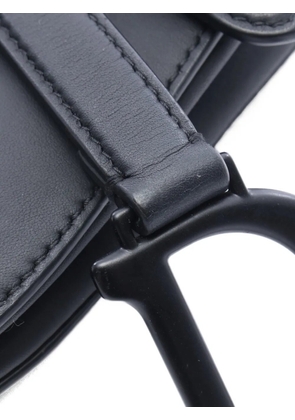 Christian Dior Pre-Owned 2010s mini Saddle tote bag - Black