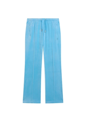 Juicy Couture Diamanté velour track pants - Blue