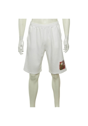 Kenzo Pre-Owned graphic-print track shorts - White
