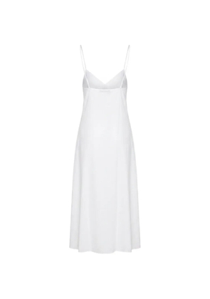 Ermanno Scervino V-neck spaghetti-strap slip dress - White