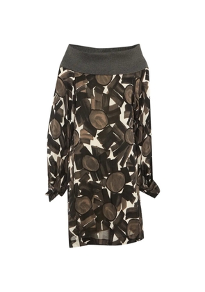 Kenzo Pre-Owned printed high-neck dress - Brown