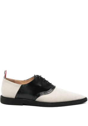 Thom Browne colour-block Oxford shoes - Neutrals