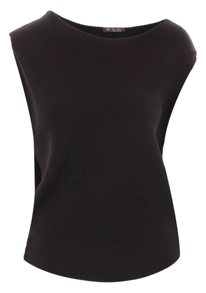Loro Piana asymmetric T-shirt - Black