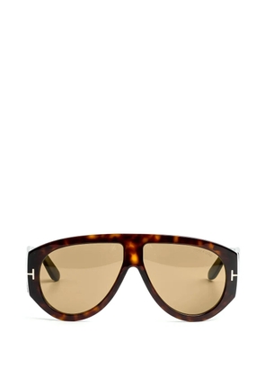 TOM FORD Eyewear Bronson tortoiseshell-effect sunglasses - Brown