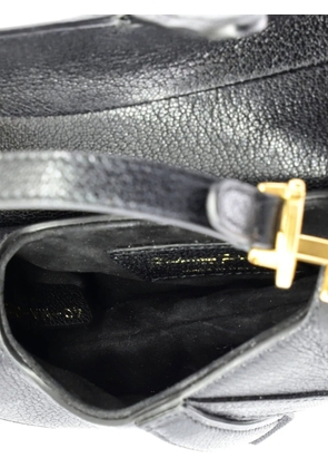 Christian Dior Pre-Owned Saddle Handbag with Strap Leather Micro shoulder bag - Black