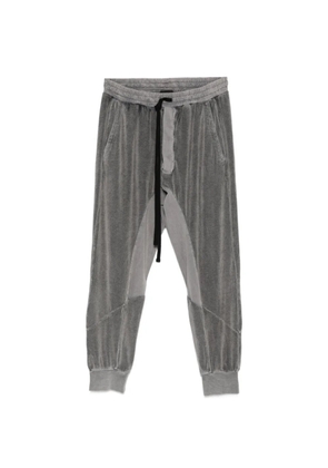 Thom Krom panelled drawstring track pants - Grey