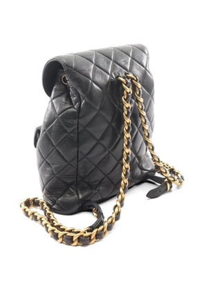 CHANEL Pre-Owned 1994-1996 Duma Matelassé backpack - Black
