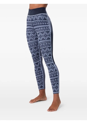 Kari Traa Malia fair isle-patterned base-layer leggings - Blue