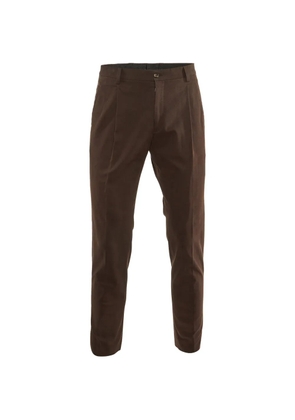 Dolce & Gabbana Pre-Owned zip-closure chino trousers - Brown