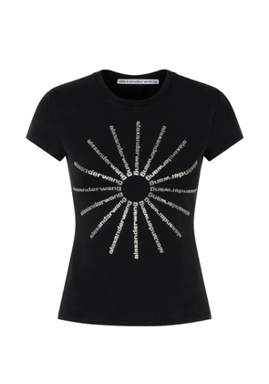 Alexander Wang crystal-embellishment T-shirt - Black