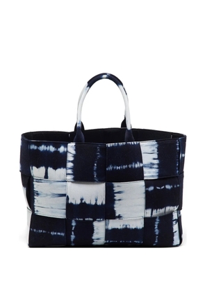 Bottega Veneta Pre-Owned Arco Intrecciato large tote bag - Blue