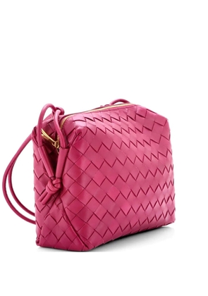 Bottega Veneta Pre-Owned Loop Intrecciato Nappa Medium crossbody bag - Purple