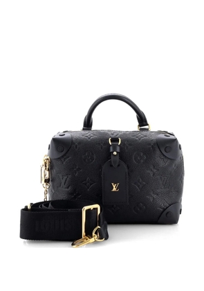 Louis Vuitton Pre-Owned Petite Malle Souple Handbag Monogram Empreinte Leather shoulder bag - Black