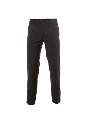 Dolce & Gabbana Pre-Owned pinstripe-pattern tailored trousers - Black