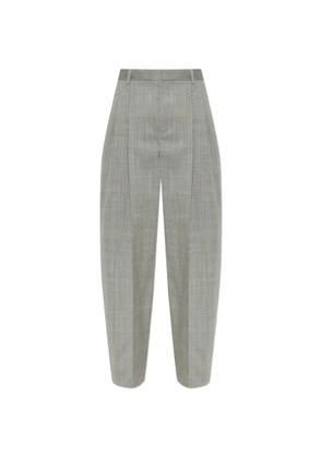 Alexander Wang mid-rise pleated zip-pockets wool trousers - Grey