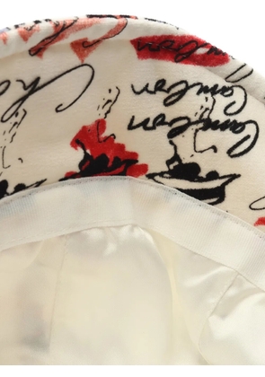 CHANEL Pre-Owned 1986-1988 CC logo-pattern hat - Neutrals
