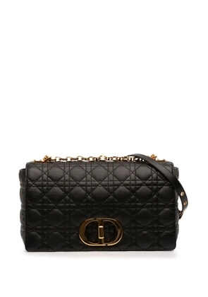 Christian Dior Pre-Owned 2021 Large Calfskin Cannage Caro crossbody bag - Black