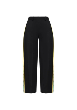 LOEWE pressed-crease wide-leg trousers - Black