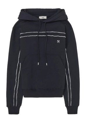 GmbH contrast-piping hoodie - Black