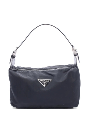 Prada Pre-Owned 2010s Tessuto Ring shoulder bag - Black
