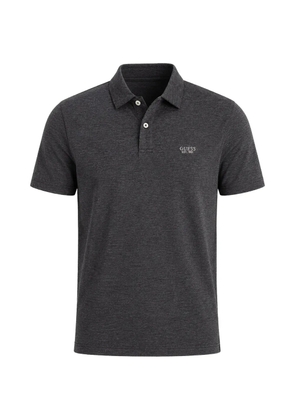 GUESS USA logo-print polo shirt - Grey