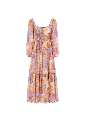 Derhy Mirage-print maxi dress - Neutrals