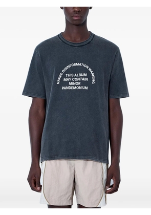 ACHM graphic-print T-shirt - Grey