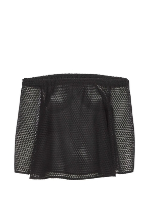 Maje off-the-shoulder top - Black