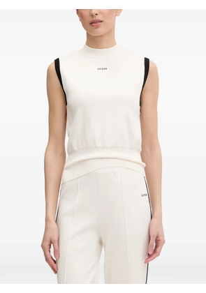 GUESS USA contrast-trim tank top - Neutrals