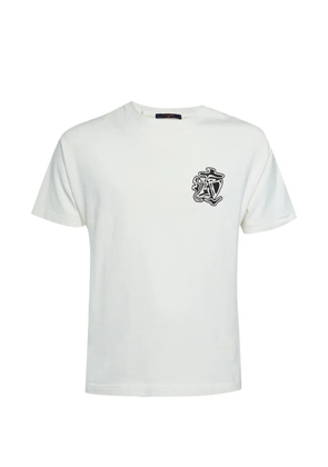 Louis Vuitton Pre-Owned Smoke-logo cotton T-shirt - White