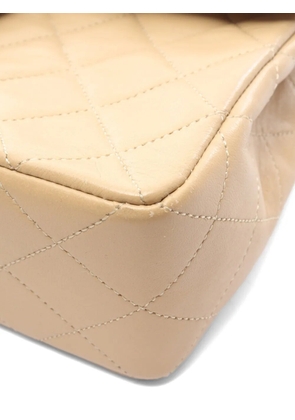 CHANEL Pre-Owned 1989-1991 Matelassé chain shoulder bag - Neutrals