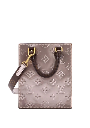 Louis Vuitton Pre-Owned Petit Sac Plat Bag Monogram Vernis with Monogram Canvas crossbody bag - Metallic