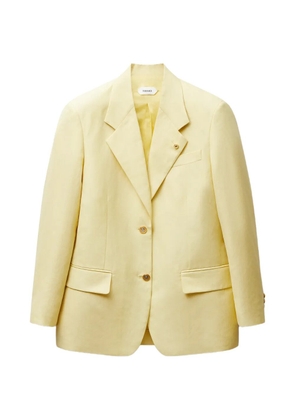 Versace Medusa-button single-breasted blazer - Yellow