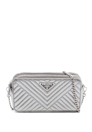 Prada Pre-Owned 2010s Diagramme shoulder bag - Silver