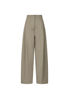 TOMBOY pleated wide-leg trousers - Neutrals