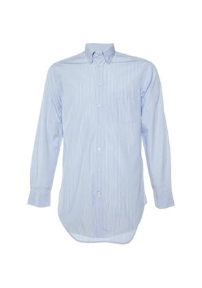 Armani Vintage striped long-sleeve shirt - Blue