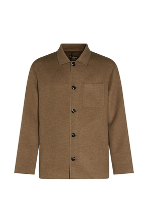 Kiton button-up pocket jacket - Brown