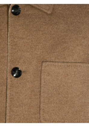 Kiton button-up pocket jacket - Brown