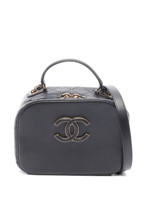 CHANEL Pre-Owned 2017-2018 Coco Mark leather shoulder bag - Black