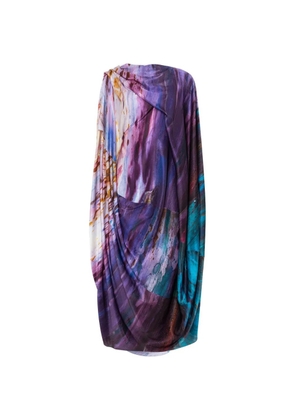 Roksanda Robina draped maxi dress - Purple