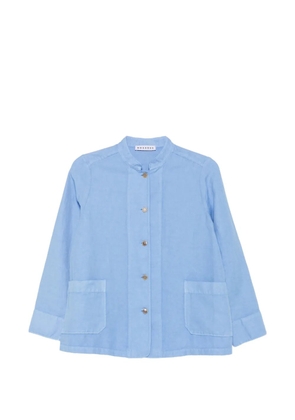 Rosso 35 mandarin-collar button-up jacket - Blue