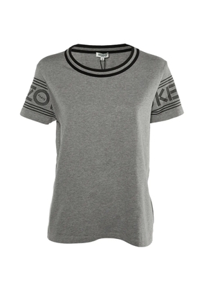 Kenzo Pre-Owned cotton logo-print T-shirt - Grey
